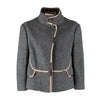 Secondhand Marni Grey Color-Block Dress & Jacket Set - '00s