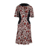 Secondhand Louis Vuitton Red Black Floral Printed Dress - '10s