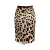 Secondhand Dolce & Gabbana Leopard Print Skirt - '10s