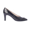 Secondhand Chanel Black Leather CC Cap-Toe Pumps