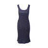 Secondhand Emporio Armani Scallop Patterned Dress - '10s