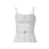 Secondhand Vivienne Westwood White Boned Dress with Belt - '00s