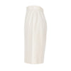 Secondhand Chanel White Cotton Brocade Skirt - '90s