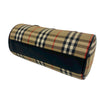 Secondhand Burberry Haymarket Check Canvas Boston Bag
