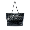 Chanel Large Quilted Patent Chic and Glitter Tote Secondhand