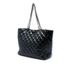 Chanel Large Quilted Patent Chic and Glitter Tote Secondhand