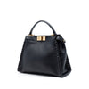 Fendi Medium Leather Lace Up Peekaboo Iconic Satchel Secondhand
