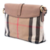 Burberry Small House Check Canvas and Leather Horseshoe Milton Crossbody Secondhand
