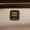 Miu Miu Large Suede Logo Beau Shoulder Bag Secondhand