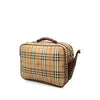 Burberry Haymarket Check Coated Canvas Satchel Secondhand