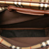Burberry Haymarket Check Coated Canvas Satchel Secondhand