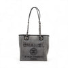 Chanel North South Deauville Tote Canvas