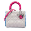 Dior Medium Tricolor Lambskin Cannage Lady Dior Secondhand