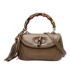 Gucci Medium Calfskin New Bamboo Satchel Secondhand