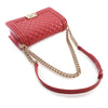 Chanel Old Medium Quilted Caviar Boy Flap Secondhand