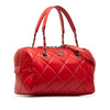 Chanel Small Aged Calfskin Express Bowling Satchel Secondhand