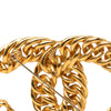Chanel CC Gold Plated Chain Pin Brooch Secondhand