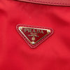 Secondhand Prada Saffiano Trimmed Tessuto Zip Top Crossbody