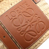 LOEWE Small Raffia Anagram Basket Tote Secondhand