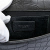 Saint Laurent Medium Croc Embossed Leather Kate Tassel Crossbody Secondhand