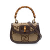 Gucci Small Jumbo GG Canvas Bamboo 1947 Top Handle Bag Secondhand