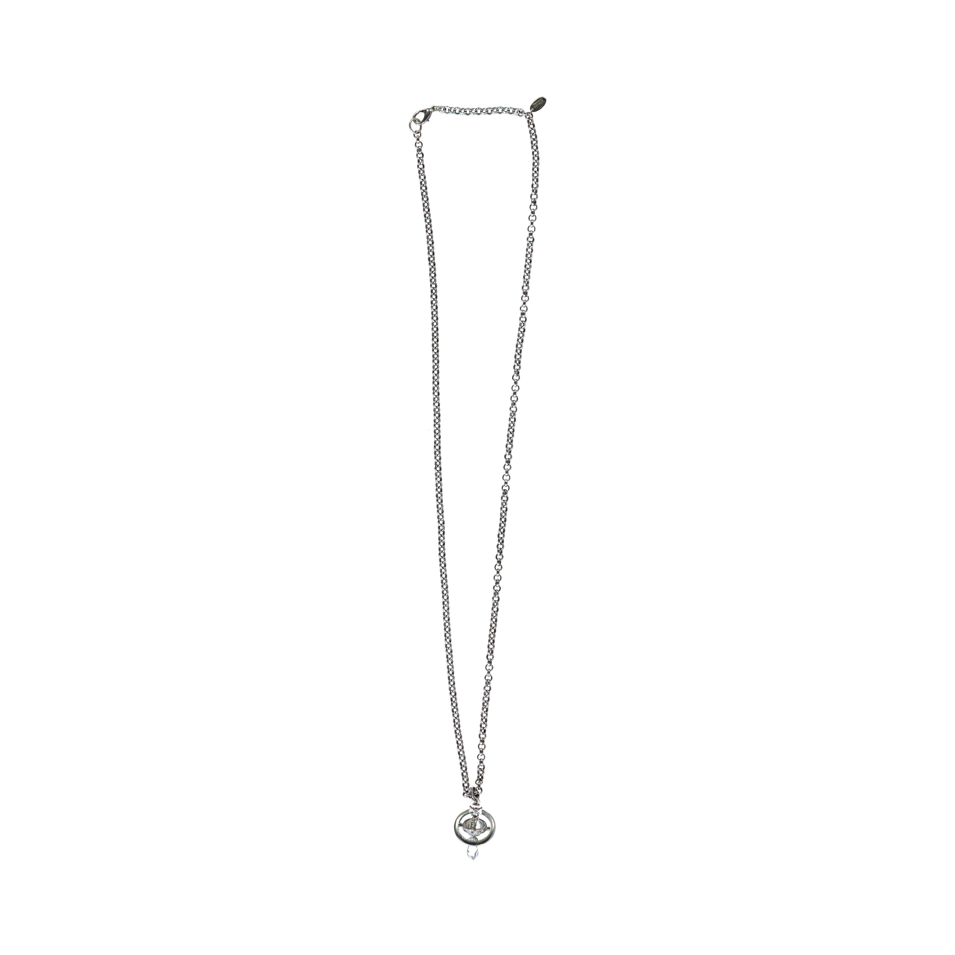 Vivienne Westwood Classic Crystal Orb Chain Pendant Necklace