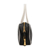 Secondhand Miu Miu Beau Black and White Leather Bag with Double Handles- '20s