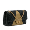 Chanel Medium Croc Embossed Lambskin 2.55 Reissue Double Flap Bag Secondhand
