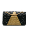 Chanel Medium Croc Embossed Lambskin 2.55 Reissue Double Flap Bag Secondhand