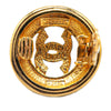 Chanel Gold Plated CC Clip On Earrings Secondhand