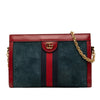 Gucci Small Suede Web Ophidia Chain Crossbody Secondhand