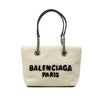Secondhand Balenciaga Small Shearling Duty Free Tote