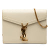 Saint Laurent Grain De Poudre Monogram Cassandra Chain Wallet Secondhand