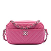 Chanel CC Chevron Caviar Camera Bag Secondhand