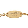 Louis Vuitton Gold Plated Essential V Pendant Necklace Secondhand