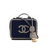 Chanel Medium Tricolor Jersey CC Filigree Vanity Case Secondhand