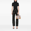 Prada Small Bicolor Saffiano Galleria Double Zip Satchel Secondhand
