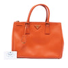 Prada Medium Saffiano Lux Galleria Double Zip Satchel Secondhand