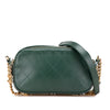 Chanel Stitched Calfskin and Grosgrain Button Up Double Zip Camera Bag Secondhand