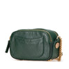Chanel Stitched Calfskin and Grosgrain Button Up Double Zip Camera Bag Secondhand