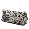 Burberry Leopard Printed Calf Hair Fold Over Clutch with Strap Secondhand