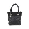 Chanel Small Quilted Coated Canvas Paris Biarritz Tote Secondhand