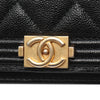 Chanel Quilted Caviar Boy Wallet on Chain Secondhand