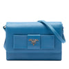 Prada Saffiano Lux Bow Wallet On Strap Secondhand