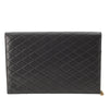 Saint Laurent Matelasse Lambskin Gaby Double Flap Chain Clutch Secondhand