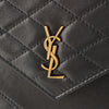 Saint Laurent Matelasse Lambskin Gaby Double Flap Chain Clutch Secondhand