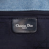 Dior Large Denim Cannage Acrylic Handles Lady Dior Secondhand