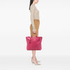 Prada Vitello Daino Side Zip Open Convertible Tote Secondhand
