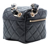 Chanel CC Quilted Lambskin Cube Wristlet Vanity Case Secondhand