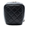 Chanel CC Quilted Lambskin Cube Wristlet Vanity Case Secondhand